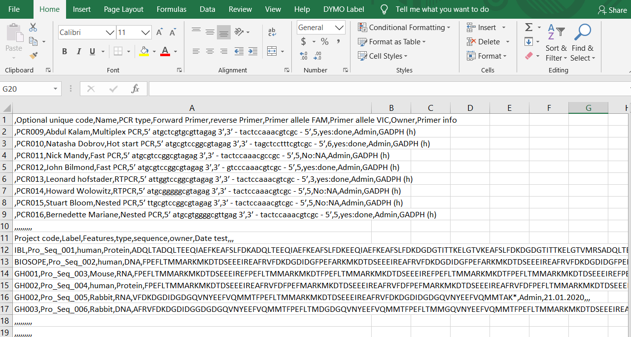 How To Delimit Data Csv For Data Import Labcollector 8019