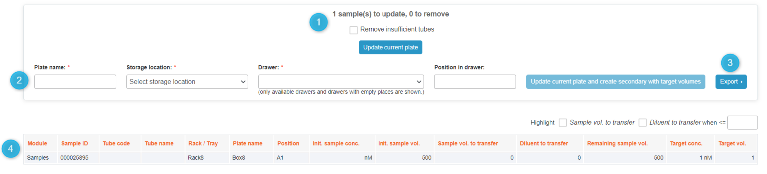 How to use the Plate Normalization Tool in Tube Sorter add-on ...