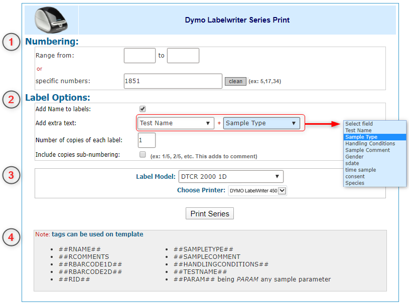 how to print address labels from excel to dymo