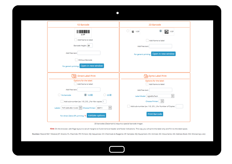 Barcoding, Barcode Scanners & Generators